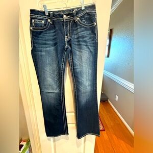 Miss Me Women's Boot Cut Jeans - Dark Blue